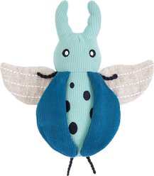 ZippyPaws ecoZippy Corduroy Critter Beetle Squeaky Plush Dog Toy