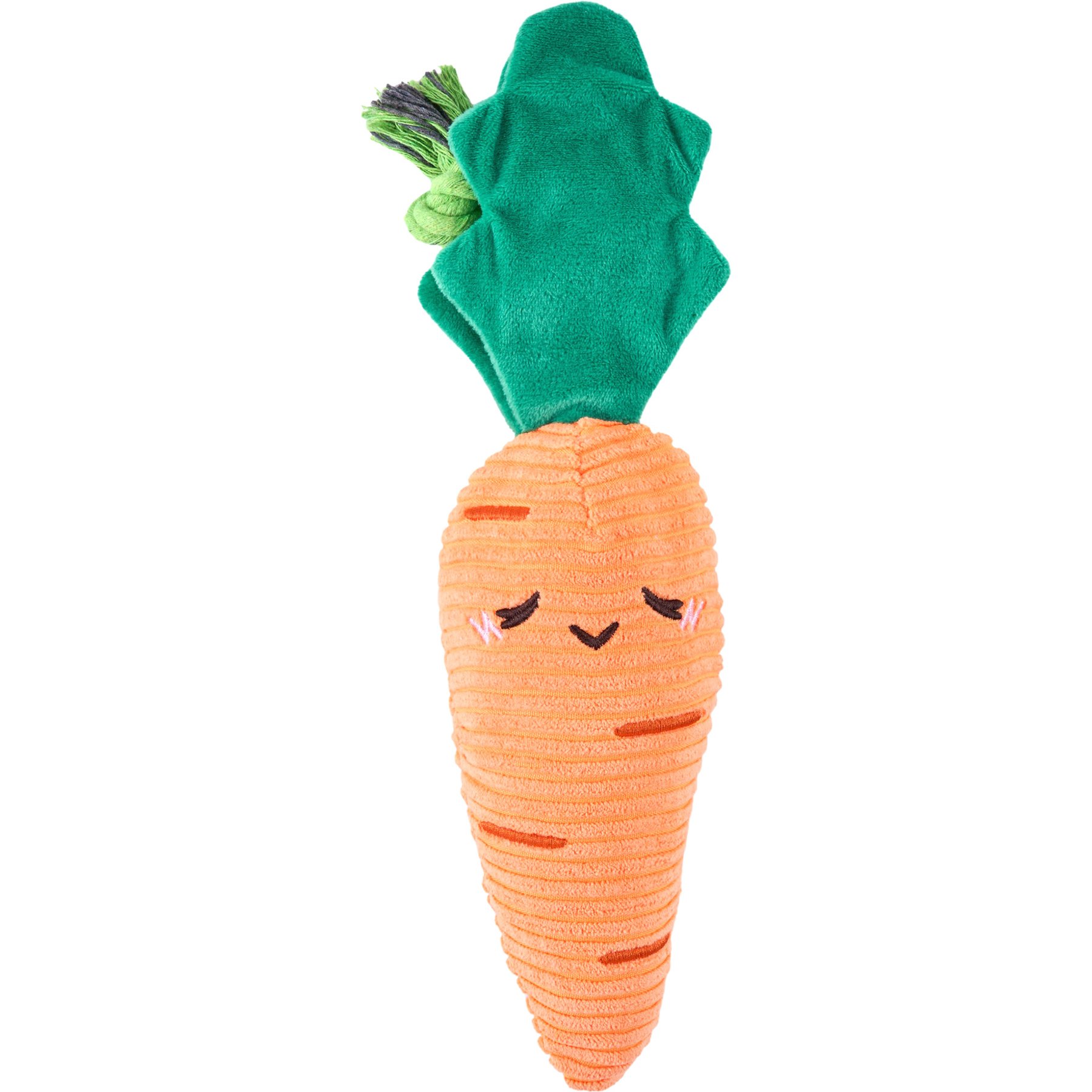 ZippyPaws Crops Carrot Crinkle Plush Dog Toy