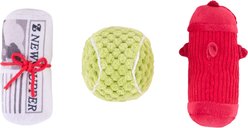 ZippyPaws Miniz Dog's Best Friends Squeaky Variety Pack Dog Toy, 3 count