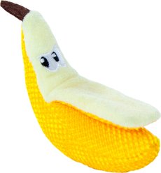 Catstages Interactive Chew Banana Dental Cat Toy with Catnip, Yellow