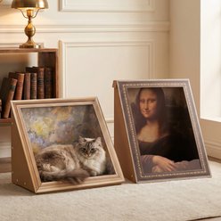 Happy & Polly Bloomy Flower & Mona Lisa Duo Cat Scratching Toy Set, 2 count