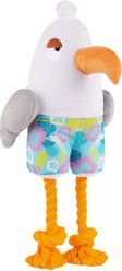 HugSmart Seagull Plush with Rope Tug Dog Toy, Medium/Large