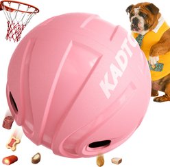 KADTC Basketball Wobble Giggle Treat Dog Toy, Pink, X-Large