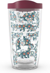 Tervis Floral Cat Coffee Mug, 16-oz
