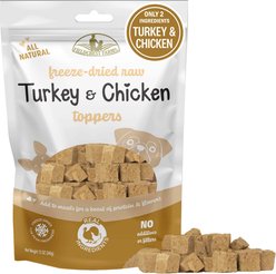 Fieldcrest Farms All Life Stages Turkey Freeze-Dried Dog Food Topper, 12-oz bag