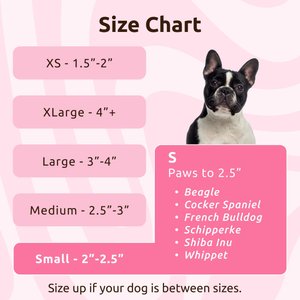 Pawz Waterproof Rubber Dog Boots, 12 count, Bubblegum Pink, Small