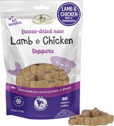 Fieldcrest Farms All Life Stages Lamb & Chicken Freeze-Dried Dog Food Topper, 12-oz bag