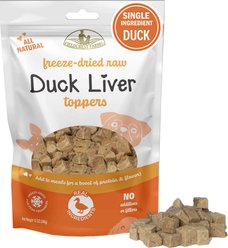Fieldcrest Farms All Life Stages Duck Freeze-Dried Dog Food Topper, 12-oz bag