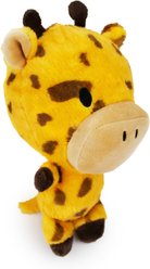 FurryFive Luxe by Giftable World Tallulah Giraffe Bouncy Plush Dog Toy, Multicolor, 8-in