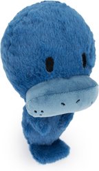 FurryFive Luxe by Giftable World Lazulee Manatee Bouncy Plush Dog Toy, Blue, 8-in