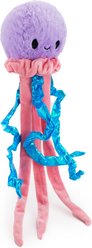 FurryFive Luxe by Giftable World Neptune Jellyfish Squeaky Plush Dog Toy, Multicolor, 18-in