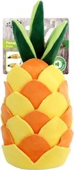 allforpaws Dig It Pineapple Hide & Seek Dog Toy, Yellow