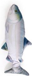allforpaws Natural Instinct Jittering Fish Sardine Motion Cat Toy, Multicolor
