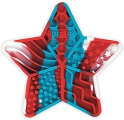 Brightkins Stars N Stripes Non-Skid Dog Lick Mat, Red/White/Blue, Small slide 2 of 3