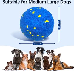 FUUFOME Interactive Smart Automatic Rolling & Bouncing with 3 Play Modes, Type-C Rechargeable Dog Toy, Blue slide 2 of 7