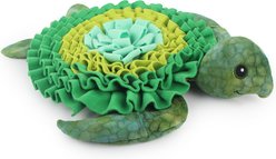 allforpaws Dig It Sea Turtle Treat Mat Hide & Seek Dog Toy, Green