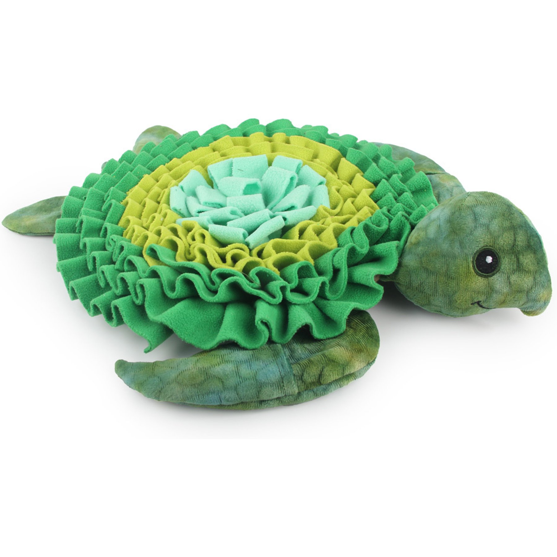 allforpaws Dig It Sea Turtle Treat Mat Hide & Seek Dog Toy, Green
