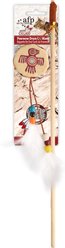 allforpaws Dreamcatcher-Styled Powwow Drum Teaser Wand Cat Toy, Multicolor