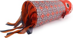 allforpaws Vintage Tunnel Cat Toy, Orange slide 2 of 2