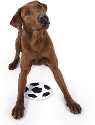Brightkins Soccer Ball Non-Skid Dog Lick Mat, White/Black, Small slide 2 of 3