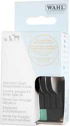 Wahl #7 Stainless Steel Detach Blade Dog Comb, Black/Green, 22 mm slide 2 of 2