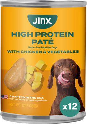 JINX Chicken & Vegetables Recipe Grain-Free Wet Dog Food, 13-oz