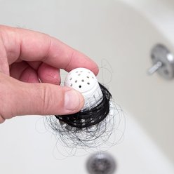 TubShroom Toss Disposable Bath Tub Pet Drain Strainers Bioplastic, White, 21 count slide 2 of 4