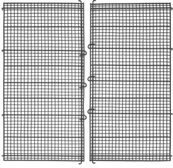MidWest Homes for Pets Puppy PlayPen Floor Grid with 1-in Spacing, Black, X-Large