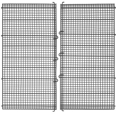 MidWest Homes for Pets MidWest Homes for Pets Puppy PlayPen Floor Grid with 1-in Spacing, Black, X-Large