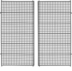 MidWest Homes for Pets Puppy PlayPen Floor Grid with 1-in Spacing, Black, Intermediate