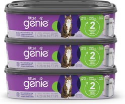 Litter Genie Litter Disposal Standard Refill, Blue, 3 count