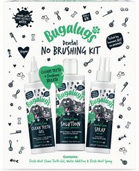Bugalugs Pet Care Dental No Brushing Plaque Removal Dog Dental Kit