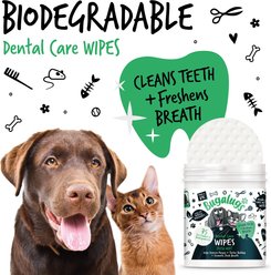 Bugalugs Pet Care Dental Plaque Removal Dog Dental Wipes, 75 count slide 2 of 6