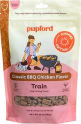 Pupford Summer BBQ Edition Natural Training Classic BBQ Chicken Soft & Chewy Dog Treats, 10-oz pouch