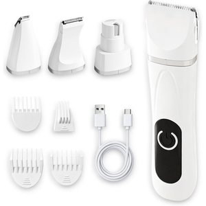 ONEISALL Cordless Low Noise Dog Clippers & Trimmers with Double