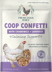 Fresh Eggs Daily Coop Confetti Poultry Enrichment Chicken Bedding, 8-oz