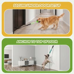 Kseroo Chew Rope & Bungee Hanging Tree Interactive Exercise Dog Toy, Green slide 2 of 6