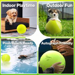 Kseroo Durable Tennis Ball Dog Toy, 9.5-in slide 2 of 6
