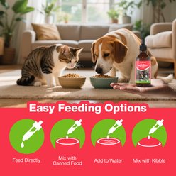 BeMate 21-in-1 Multivitamin Comprehensive Support for Skin, Energy & Vitality with Herbal Blend Liquid Supplement for Dogs & Cat, 60-mL slide 2 of 6
