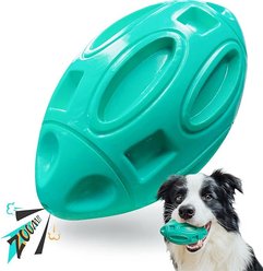 Kseroo Squeaky Rubber Chew Dog Toy, Lake Blue