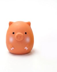 Kseroo Squeaky Latex Pig Chew Dog Toy slide 1 of 6