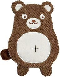 Kseroo Plush Crinkle Hidden Treat Pocket Dual Sound Interactive Bear Dog Toy