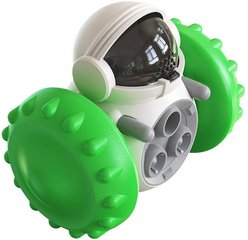 Kseroo Wobble Treat Dispenser Puzzle Dog Toy, Green