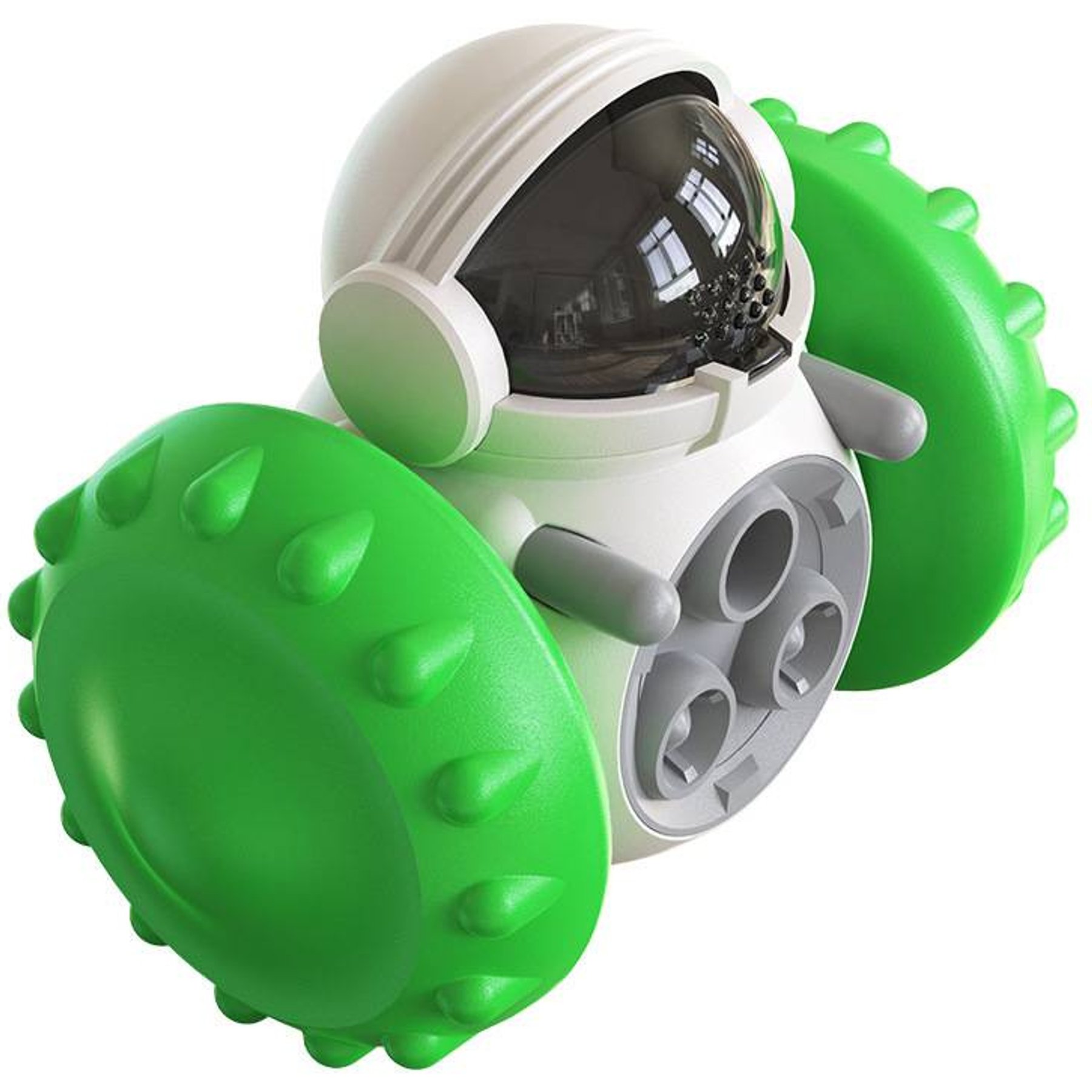 Kseroo Wobble Treat Dispenser Puzzle Dog Toy, Green