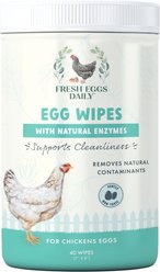 Fresh Eggs Daily Chicken & Duck Egg Cleaners & Stain Removers, 40 count