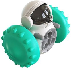 Kseroo Wobble Treat Dispenser Puzzle Dog Toy, Blue