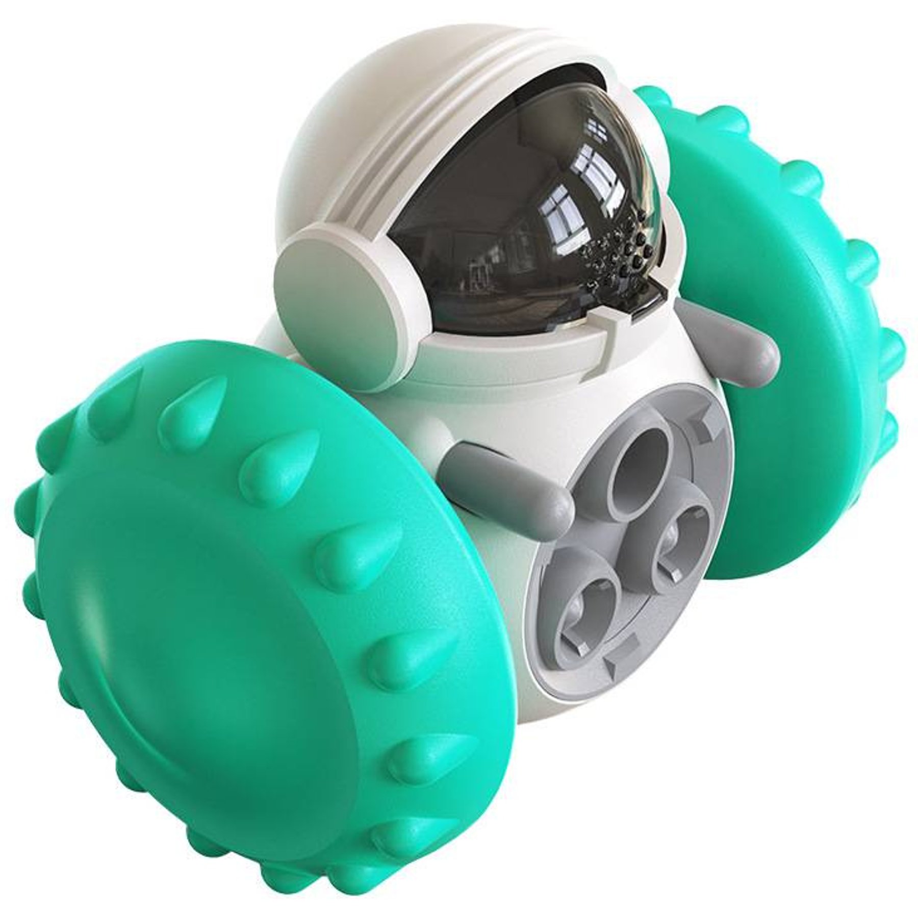 Kseroo Wobble Treat Dispenser Puzzle Dog Toy, Blue