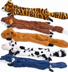 Kseroo Plush Squeaky Chew Tough Interactive Fetch Dog Toy, 5 count slide 1 of 6