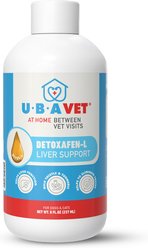 UBAVET Detoxafen-L Apple Flavored Liquid Liver Supplement for Dogs & Cats, 8-fl oz bottle slide 1 of 5