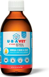 UBAVET Omega-3 Liquid Skin & Coat Supplement for Dogs & Cats, 8-fl oz bottle